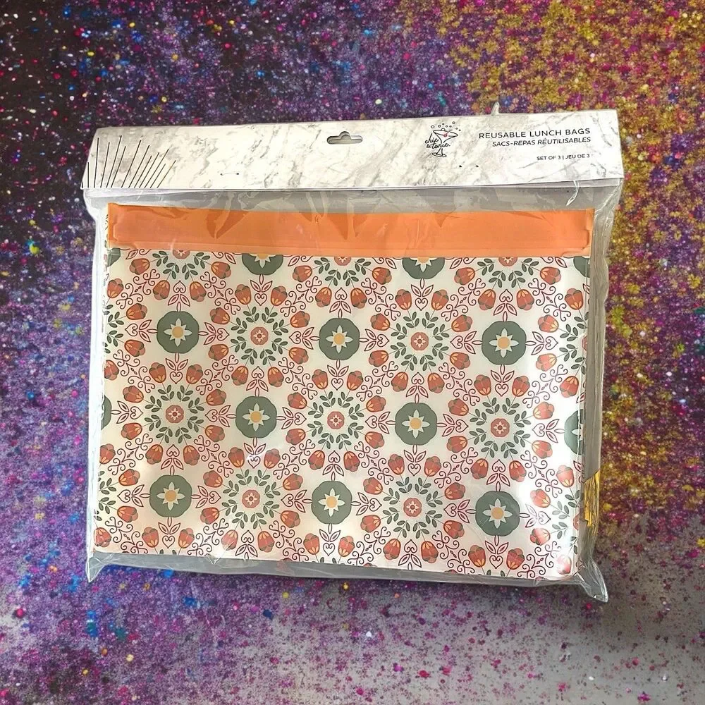 CHIC & TONIC Set of 3 Reusable Bags Brand New In package